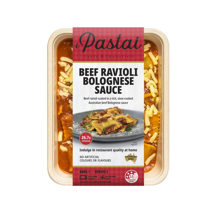 Beef Ravioli Bolognese Sauce  800g