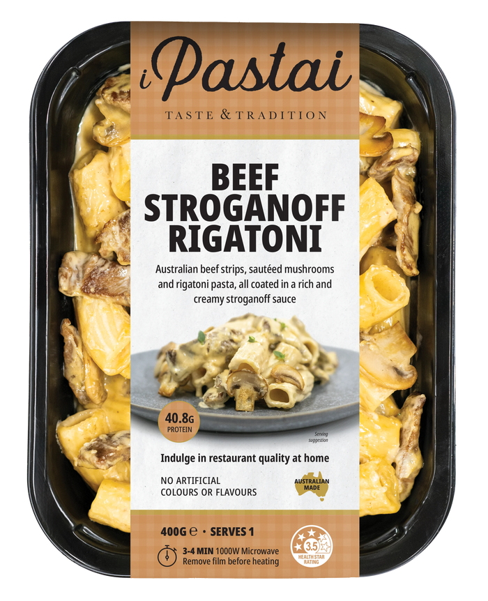 Beef Stroganoff Rigatoni  400g