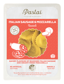 Italian Sausage & Mozzarella 350g