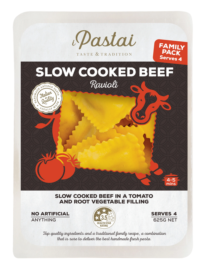 Slow Cooked Beef Ravioli 625g